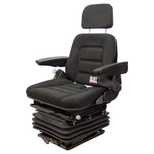 Multiple Application Seat & Mechanical Suspension - Black Cloth