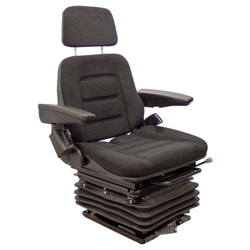 Multiple Application Seat & Mechanical Suspension - Black Cloth