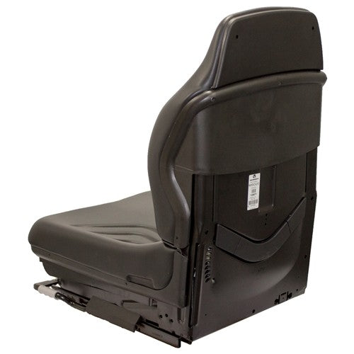 Bomag Roller Replacement Seat & Mechanical Suspension - Fits Various Models - Black Vinyl