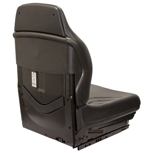 Bomag Roller Replacement Seat & Mechanical Suspension - Fits Various Models - Black Vinyl