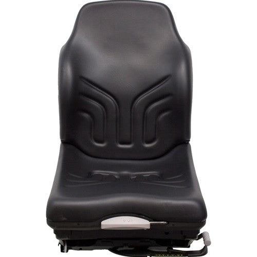 Bomag Roller Replacement Seat & Mechanical Suspension - Fits Various Models - Black Vinyl