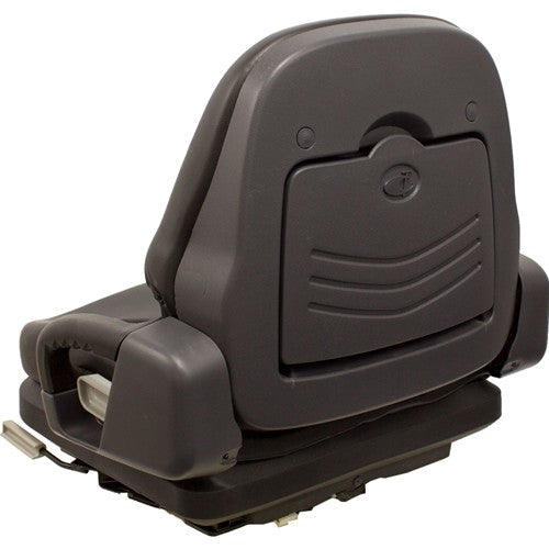 Daewoo Forklift Replacement Seat & Mechanical Suspension - Fits Various Models - Black Vinyl