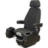 Multiple Application Seat & Mechanical Suspension with Pods - Black/Gray Cloth