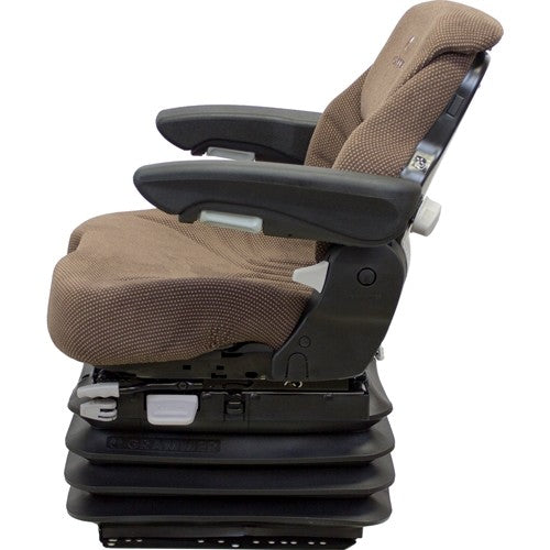 Multiple Application Replacement Seat & Air Suspension - Brown Cloth