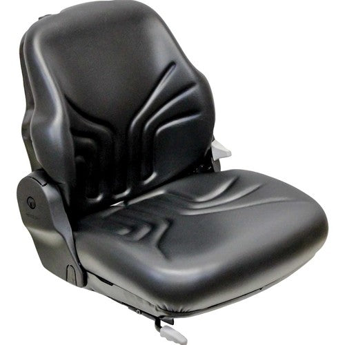 Case IH Tractor Seat Assembly - Fits Various Models - Black Vinyl