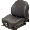 Simplicity Lawn Mower Replacement Seat & Mechanical Suspension - Fits Various Models - Black Vinyl