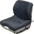 Caterpillar Forklift Replacement Seat & Mechanical Suspension (Low Back) Fits Various Models - Black/Gray Cloth