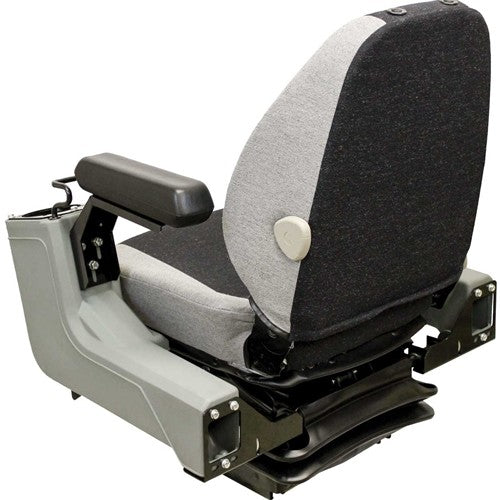 Multiple Application Seat & Mechanical Suspension w/Pods - Black/Gray Cloth