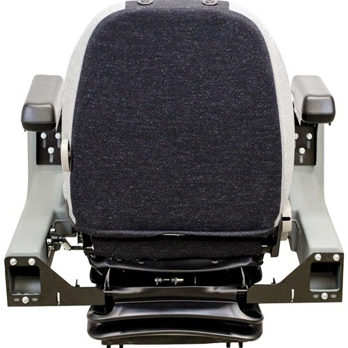 Multiple Application Seat & Mechanical Suspension w/Pods - Black/Gray Cloth