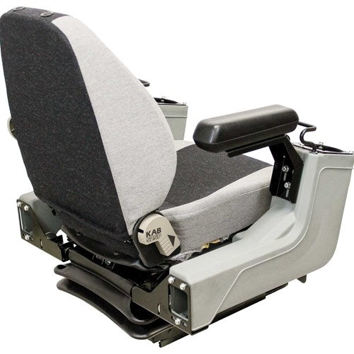 Multiple Application Seat & Mechanical Suspension w/Pods - Black/Gray Cloth