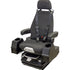 Multiple Application Seat & Air Suspension w/Pods - Black/Gray Cloth