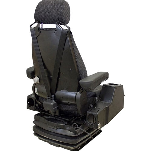 Multiple Application Seat & Air Suspension w/Pods - Black/Gray Cloth