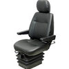 Case Motor Grader Replacement Seat & Mechanical Suspension - Fits Various Models - Black Vinyl