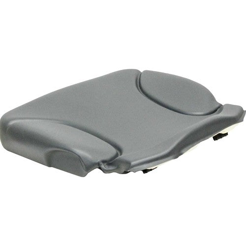 Bobcat/John Deere Skid Steer Replacement Seat Cushion - Gray Vinyl