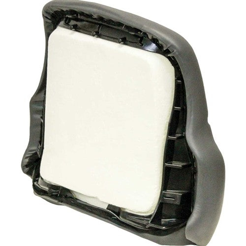 Bobcat/John Deere Skid Steer Replacement Backrest Cushion - Gray Vinyl