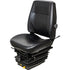 Caterpillar Vibratory Soil Compactor Replacement Seat & Mechanical Suspension - Fits Various Models - Black Vinyl