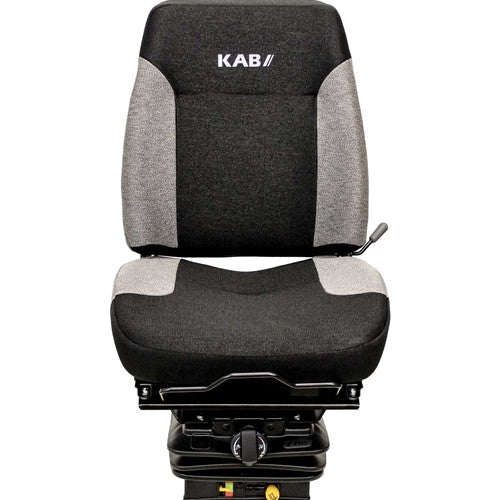 New Holland Loader/Backhoe Replacement Seat & Mechanical Suspension - Fits Various Models - Gray Cloth