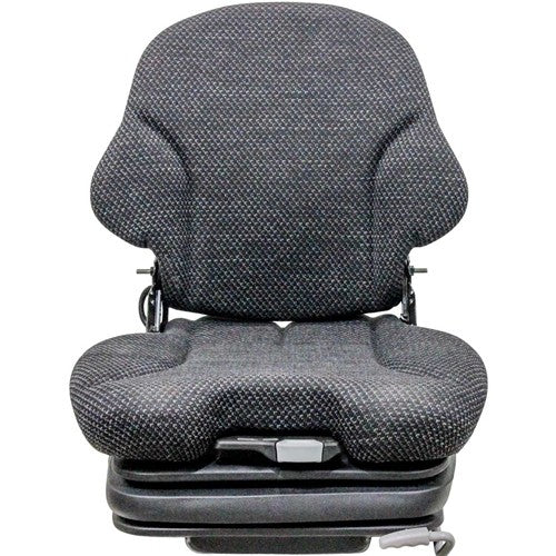 John Deere D & E Series Skid Steer Replacement Seat & Air Suspension - Gray Cloth