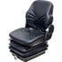 Hamm Roller Replacement Seat & Mechanical Suspension - Fits Various Models - Black Vinyl