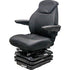 AGCO Allis/White Tractor Seat & Mechanical Suspension - Fits Various Models - Black Cloth