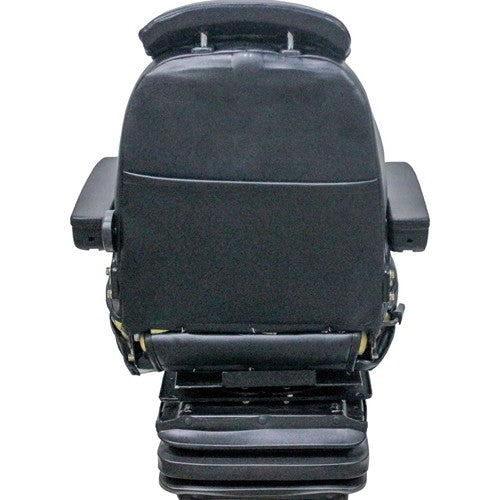 Case 870-1370 Agri-King Series Tractor Seat & Mechanical Suspension - Fits Various Models - Black Vinyl