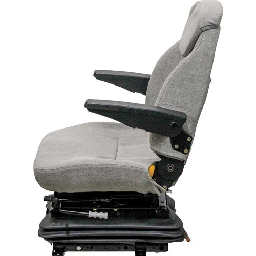 Case IH 71, 72 & 89 Series Magnum and Steiger 9200/9300 Series Tractor Seat & Air Suspension - Fits Various Models - Gray Cloth