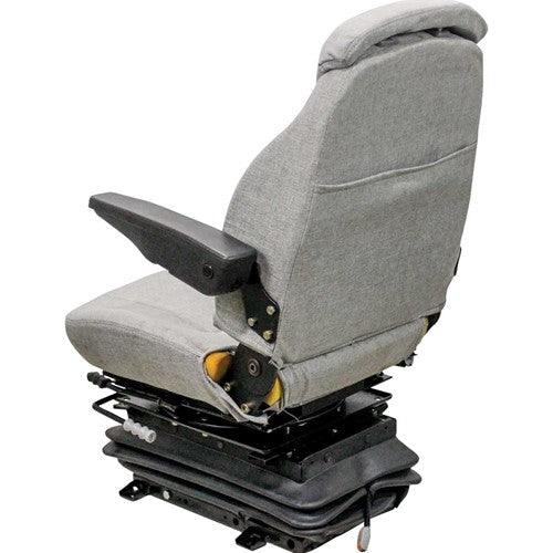 Case IH 71, 72 & 89 Series Magnum and Steiger 9200/9300 Series Tractor Replacement Seat & Air Suspension - Fits Various Models - Gray Cloth