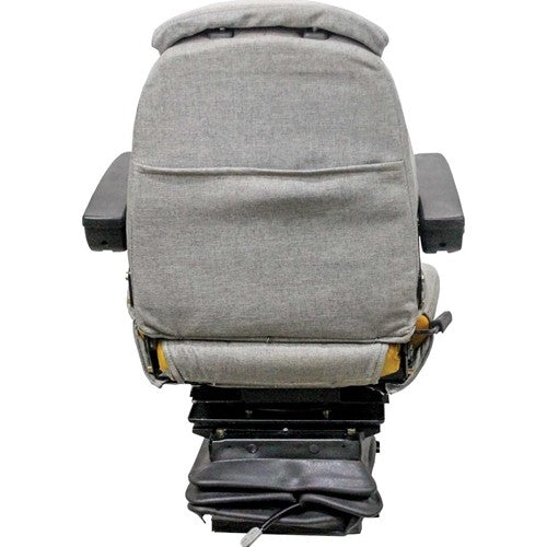 Case IH 71, 72 & 89 Series Magnum and Steiger 9200/9300 Series Tractor Seat & Air Suspension - Fits Various Models - Gray Cloth