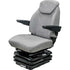 Case IH 71, 72 & 89 Series Magnum and Steiger 9200/9300 Series Tractor Replacement Seat & Mechanical Suspension - Fits Various Models - Gray Cloth