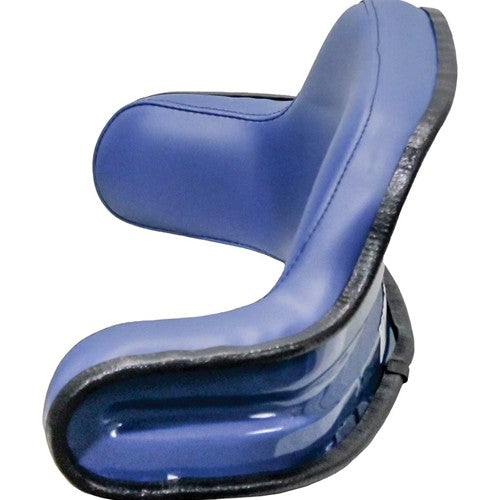 Ford/New Holland Tractor & Tractor Loader/Backhoe Replacement Backrest Cushion - Blue Vinyl