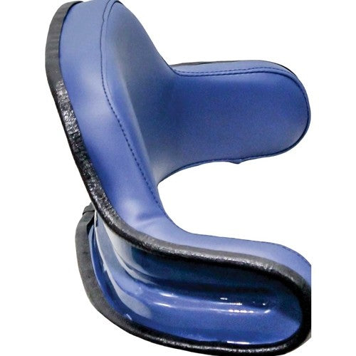 Ford/New Holland Tractor & Tractor Loader/Backhoe Replacement Backrest Cushion - Blue Vinyl