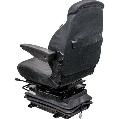 Allis Chalmers 8000 Series Tractor Seat & Air Suspension - Fits Various Models - Black Cloth