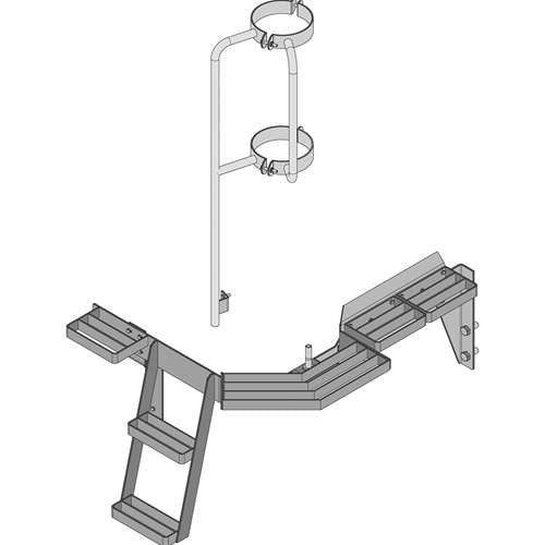 John Deere Interim Tier 4 Series Tractor Replacement Window Step & Handrail
