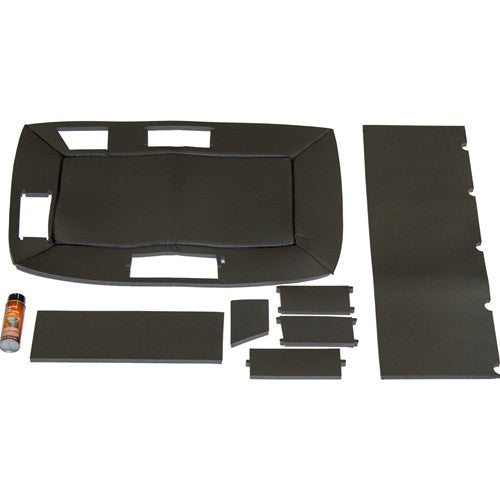 International Harvester 1400 Series Combine Replacement Lower Cab Foam Kit - Black Vinyl