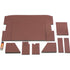 International Harvester 86 Series Tractor Replacement Lower Cab Foam Kit - Burgundy Vinyl