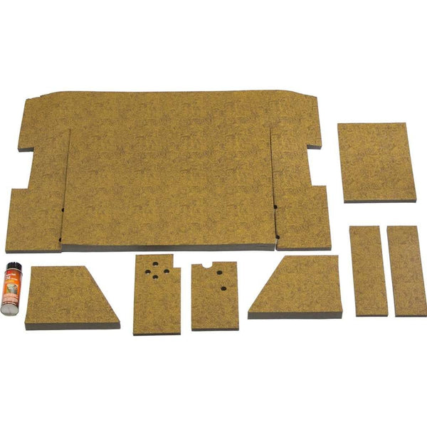 International Harvester 86 Series Tractor Replacement Lower Cab Foam Kit - Original Western Brown Vinyl