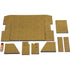 International Harvester 86 Series Tractor Replacement Lower Cab Foam Kit - Original Western Brown Vinyl