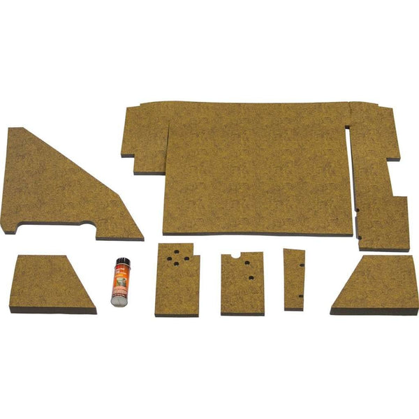 International Harvester 88 Series Tractor Replacement Lower Cab Foam Kit - Original Western Brown Vinyl