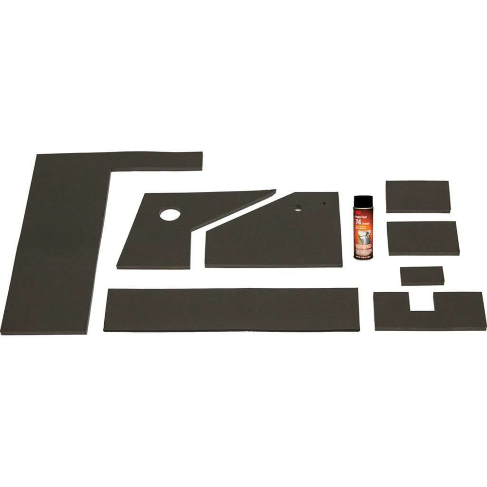 John Deere 20 Series Combine Replacement Lower Cab Foam Kit - Basketweave Black Vinyl