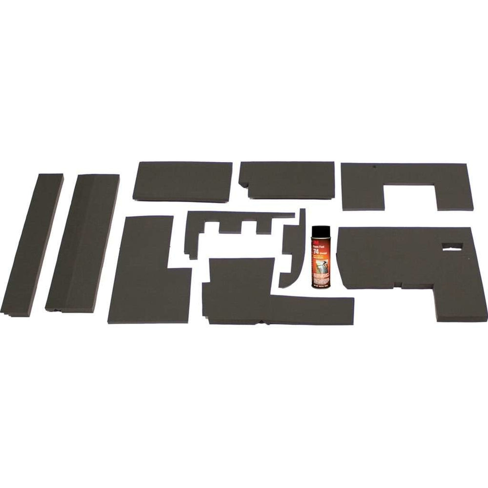 John Deere 40 Series 4WD Tractor Replacement Lower Cab Foam Kit - Black Vinyl
