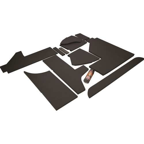 John Deere 40 Series Early Model Tractor Replacement Lower Cab Foam Kit - Black Vinyl