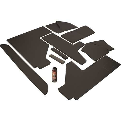 John Deere 40 Series Late Model Tractor Replacement Lower Cab Foam Kit - Black Vinyl