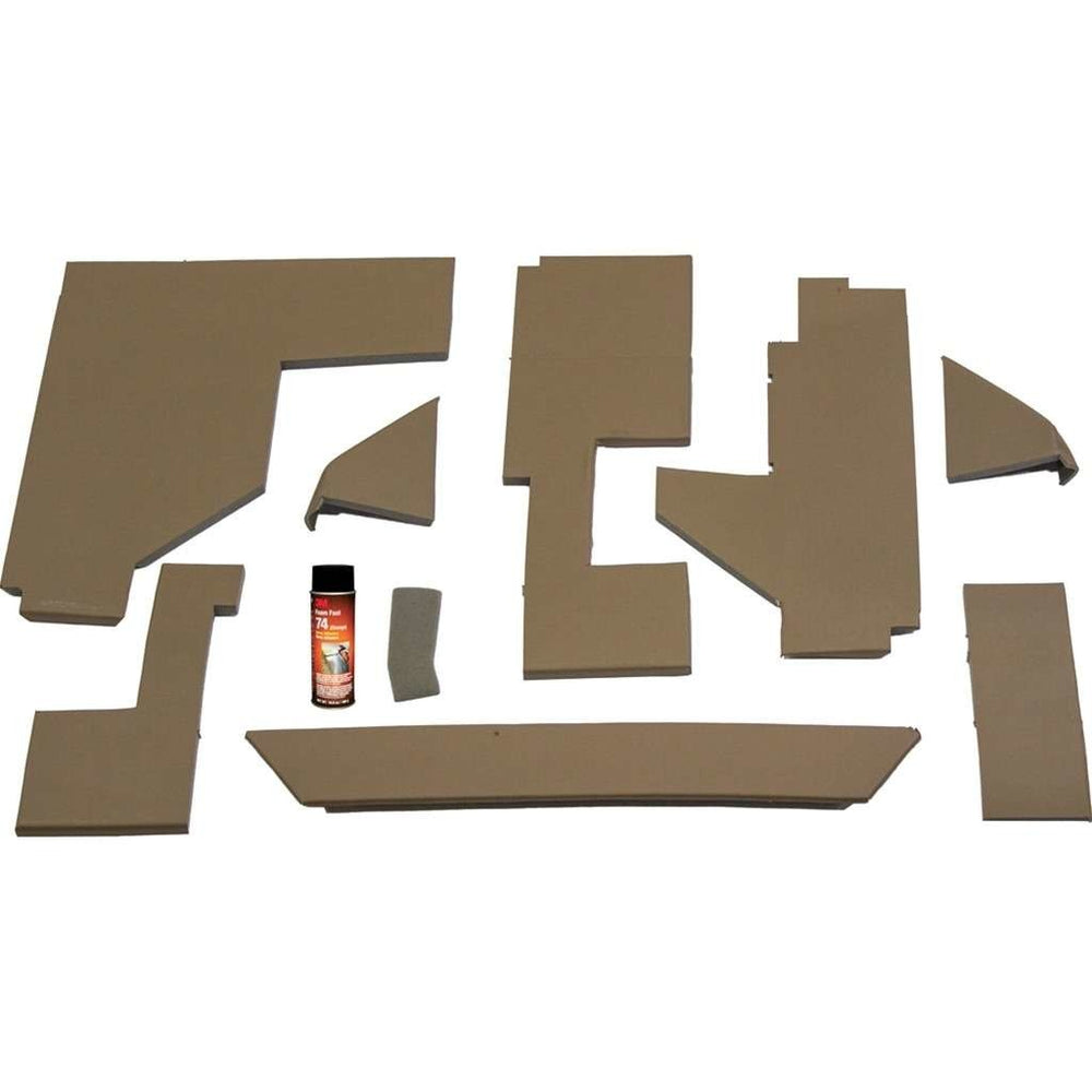 John Deere 2840 Series Tractor Replacement Lower Cab Foam Kit - Brindle Brown