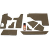 John Deere 55 Series Tractor Replacement Lower Cab Foam Kit - Brown Vinyl