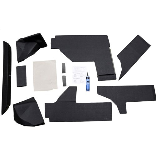 John Deere Late 30/Early 40 Series Tractor Replacement Quick Fit Lower Cab Kit - Black Vinyl