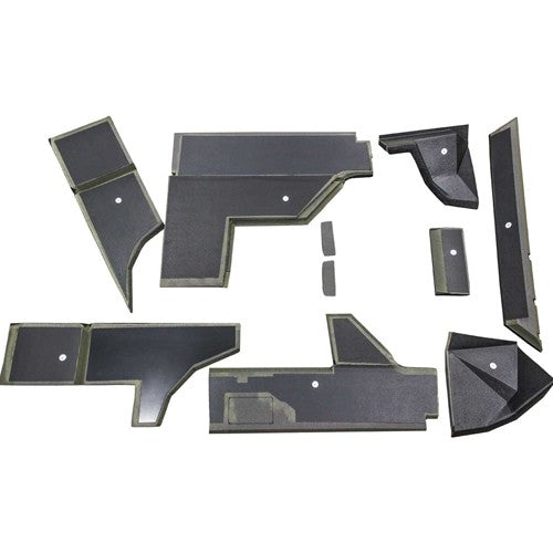 John Deere Late 30/Early 40 Series Tractor Replacement Quick Fit Lower Cab Kit - Black Vinyl