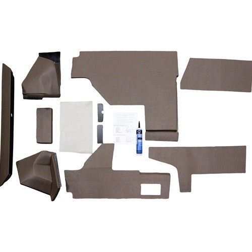 John Deere 50 Series Tractor Replacement Quick Fit Lower Cab Kit - Brindle Brown Vinyl