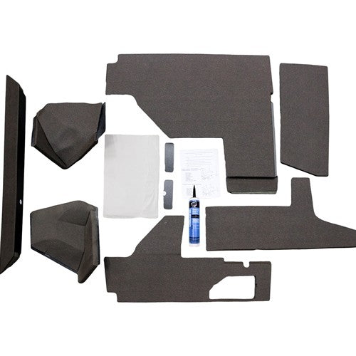 John Deere 55-60 Series Tractor Replacement Quick Fit Lower Cab Kit - Multi-Brown Vinyl