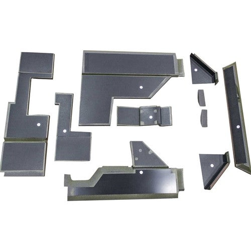 John Deere 4 Cylinder Utility Series Tractor Replacement Quick Fit Lower Cab Kit - Brindle Brown Vinyl