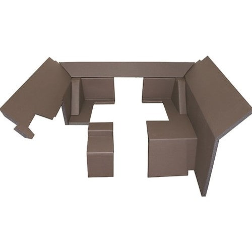 John Deere 6 Cylinder Utility Series Tractor Replacement Quick Fit Lower Cab Kit - Brindle Brown Vinyl